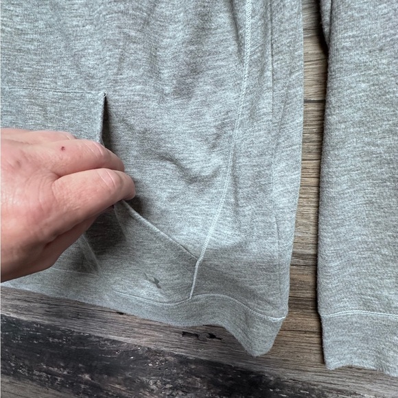 Under Armour Gray Hoodie with Cowl Neck and Long Sleeves - Picture 5 of 6